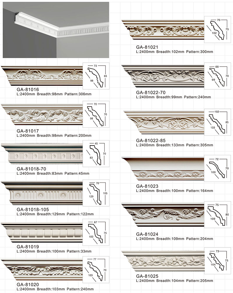 PU Cornice Molding