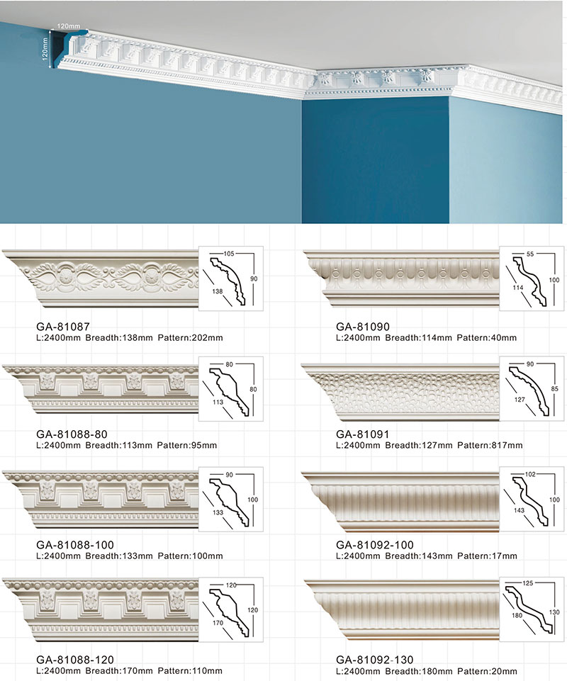 polyurethane cornice