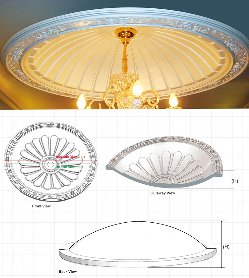 Gypsum medallion