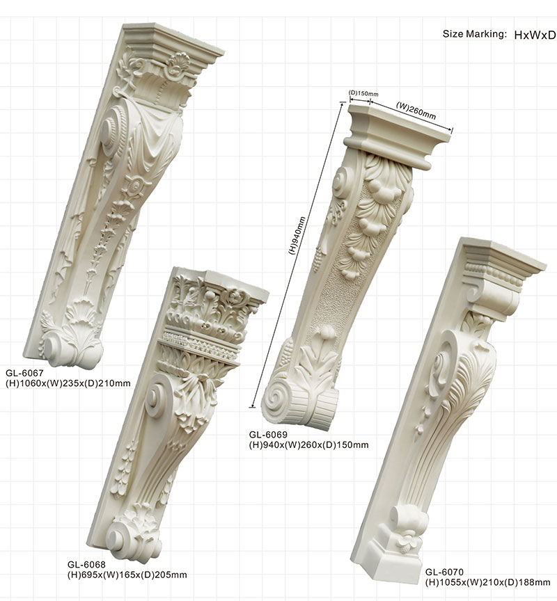  Light Weight Corbels