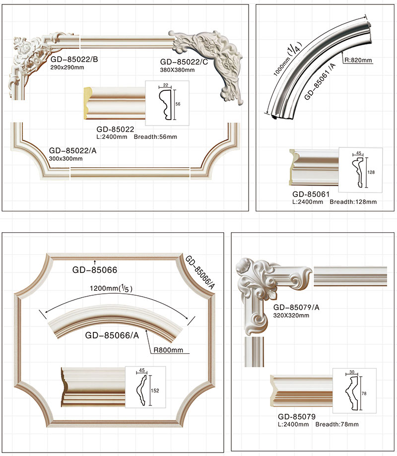 panel molding corner